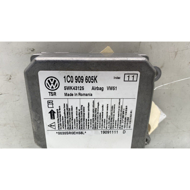 Boitier air bag VOLKSWAGEN POLO 4 Photo n°2