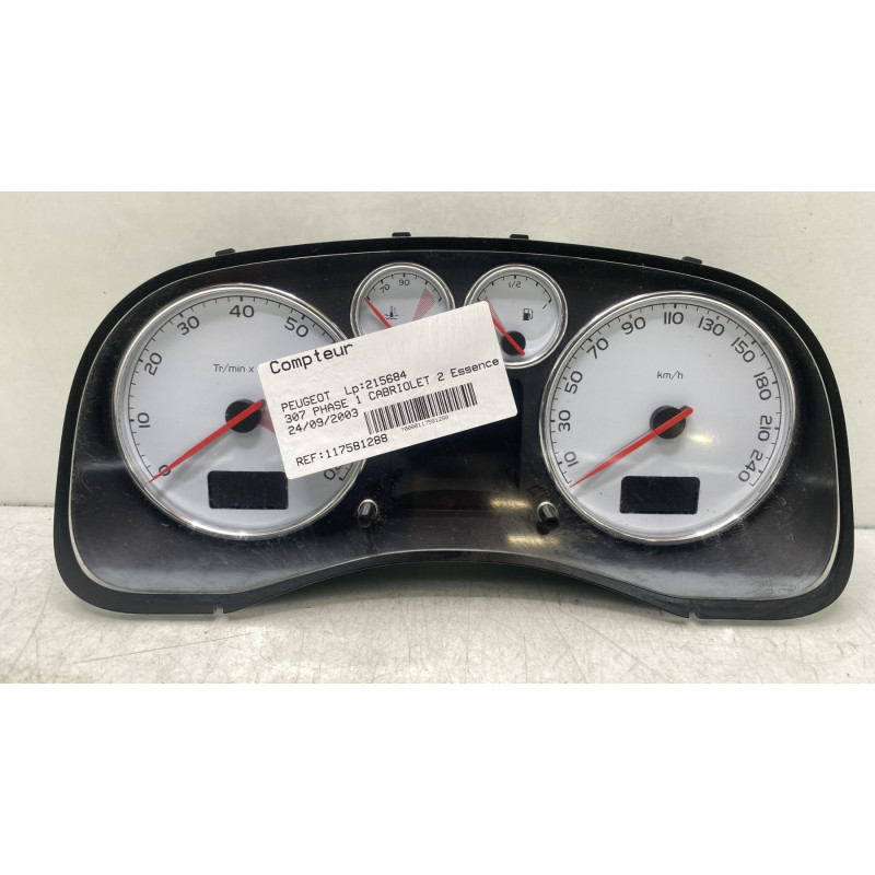 Compteur PEUGEOT 307 Photo n°1