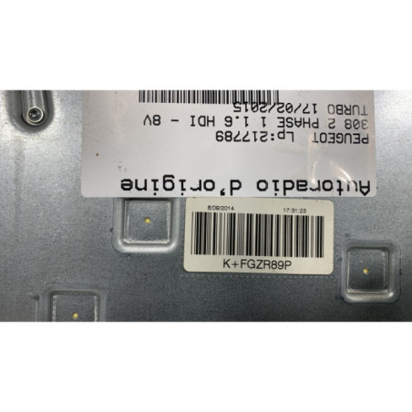 Autoradio d'origine PEUGEOT 308 2
