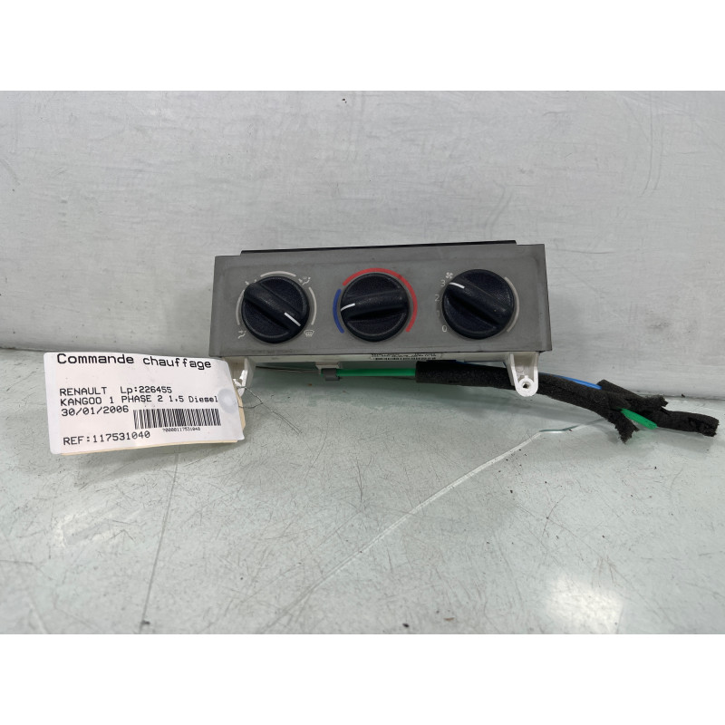 Commande chauffage RENAULT KANGOO 1 Photo n°1