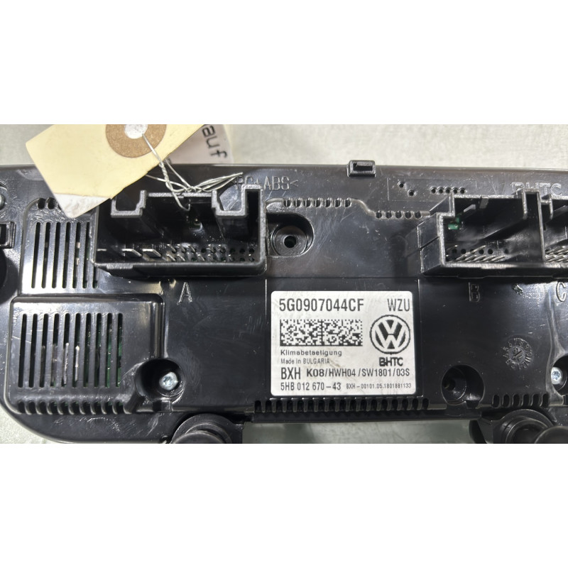 Commande chauffage VOLKSWAGEN GOLF 7 Photo n°4