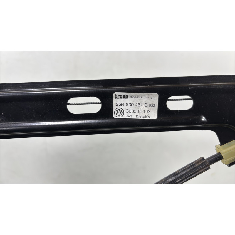 Leve vitre electrique arriere gauche VOLKSWAGEN GOLF 7 Photo n°7