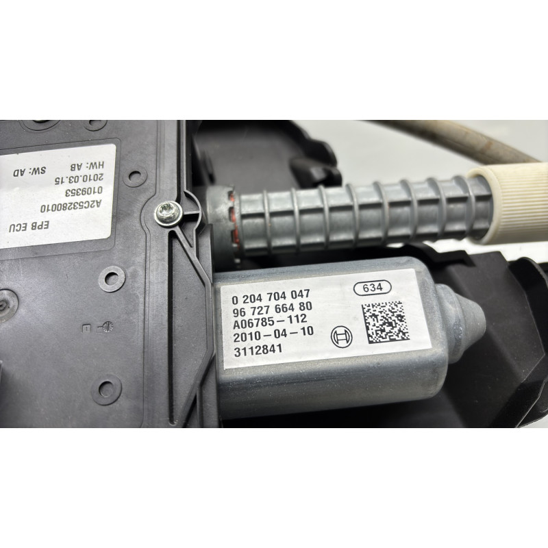 Bloc electrique de frein a main PEUGEOT 3008 1 Photo n°5
