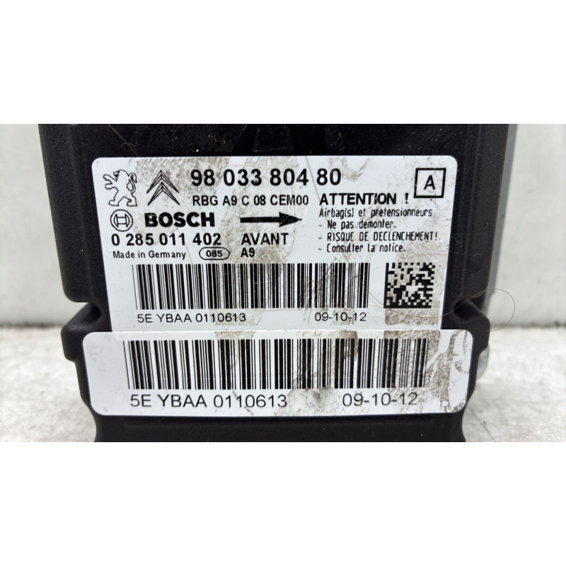 Boitier air bag PEUGEOT 208 1 Photo n°2