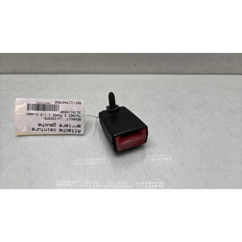 Attache ceinture arriere gauche RENAULT TWINGO 2 Photo n°3