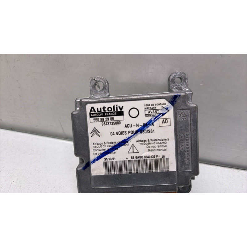 Boitier air bag CITROEN SAXO Photo n°1