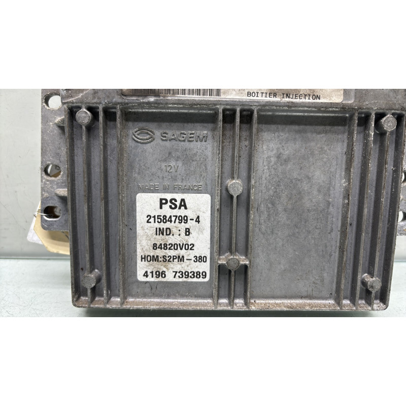 Calculateur moteur CITROEN C3 1 Photo n°3