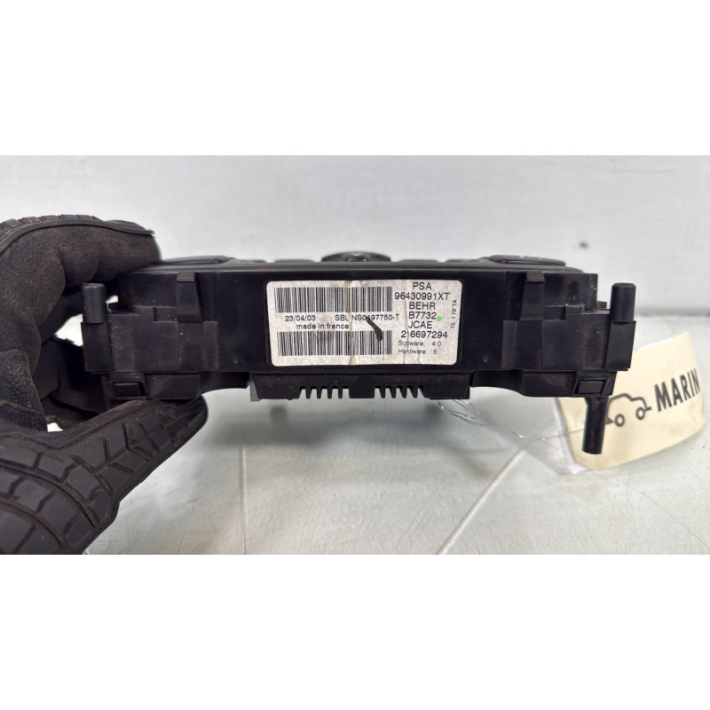 Commande chauffage PEUGEOT 307 Photo n°3