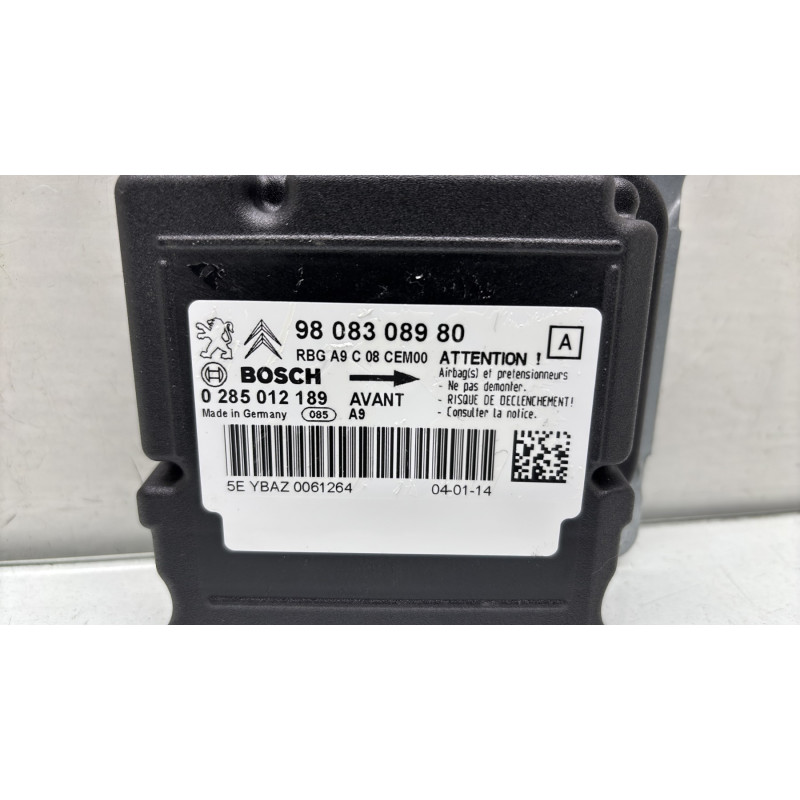 Boitier air bag PEUGEOT 208 1 Photo n°2