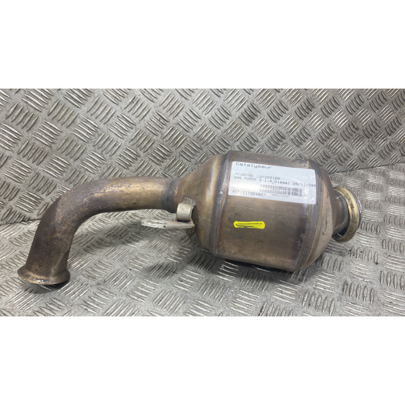 Catalyseur (echappement) PEUGEOT 206 Photo n°1