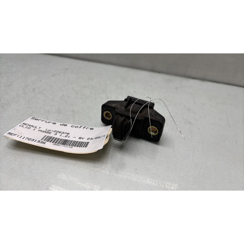 Serrure de coffre RENAULT CLIO 1 Photo n°2
