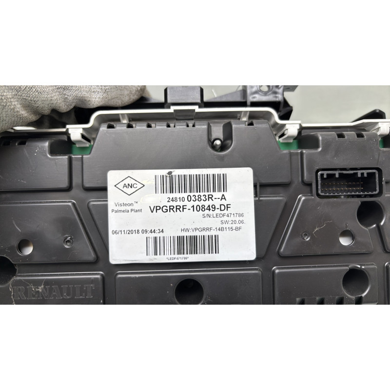 Compteur RENAULT CLIO 4 Photo n°3
