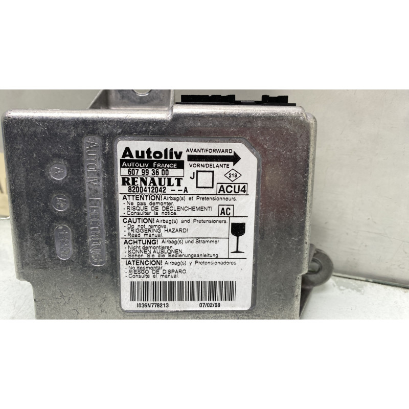 Boitier air bag RENAULT SCENIC 2 Photo n°2