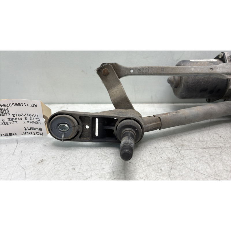 Moteur essuie glace avant RENAULT CLIO 3 Photo n°3
