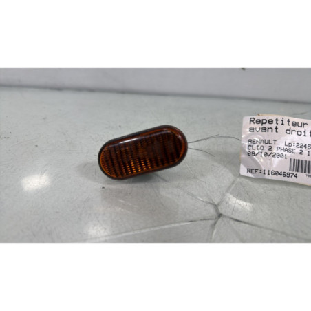 Repetiteur clignotant avant droit (Feux) RENAULT CLIO 2 Photo n°1
