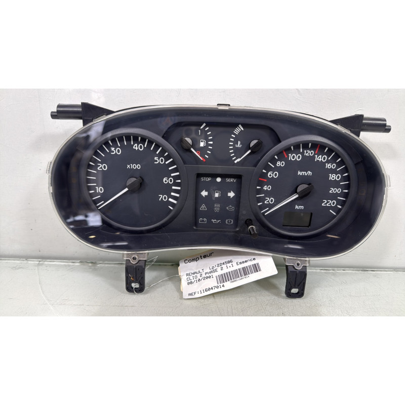 Compteur RENAULT CLIO 2 Photo n°1