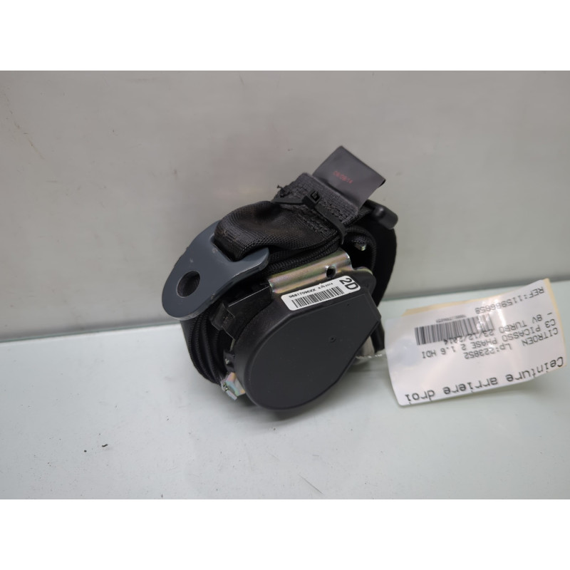 Ceinture arriere droit CITROEN C3 PICASSO Photo n°1