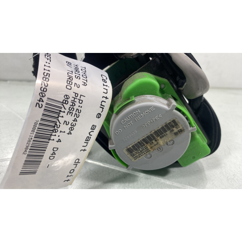 Pretensionneur de ceinture avant droit TOYOTA YARIS 2 Photo n°4