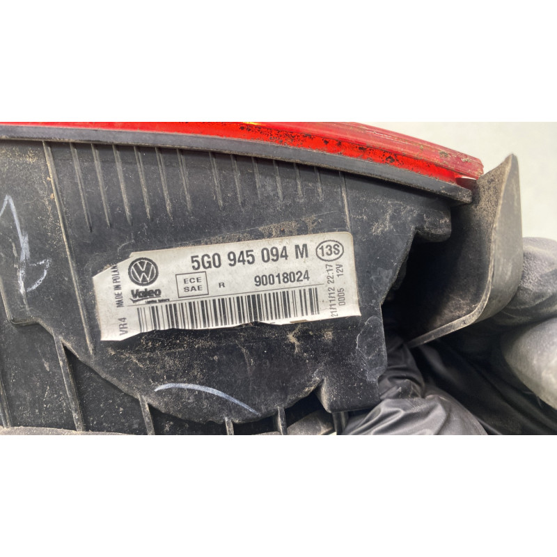 Feu arriere secondaire droit (feux) VOLKSWAGEN GOLF 7 Photo n°4