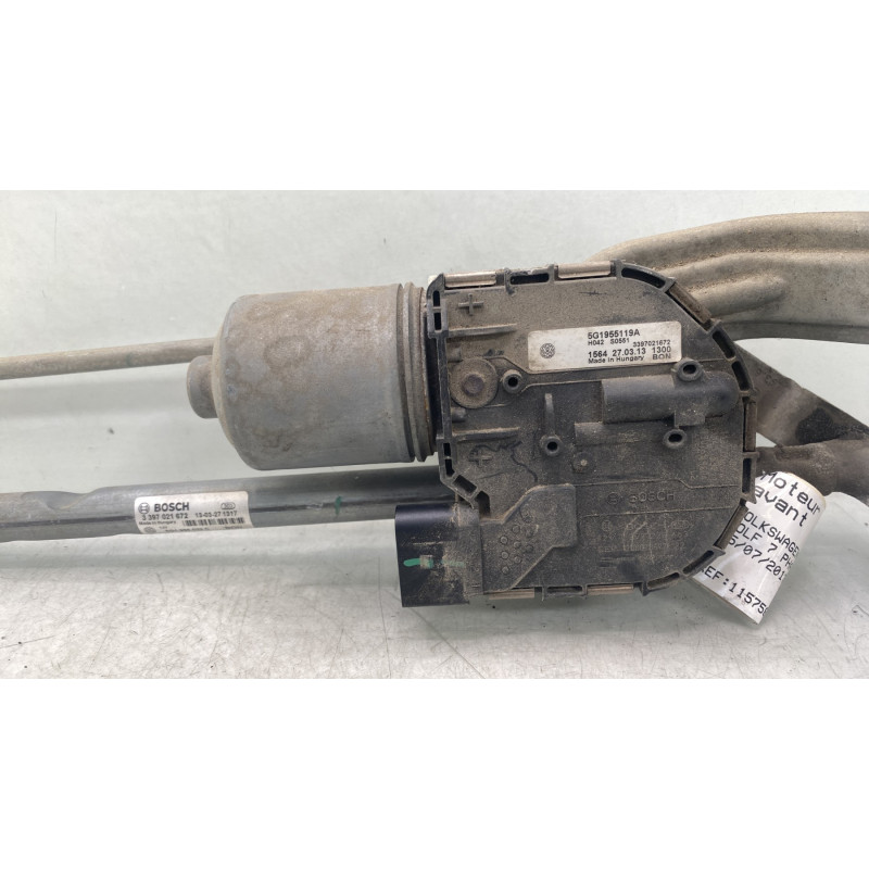 Moteur essuie glace avant VOLKSWAGEN GOLF 7 Photo n°3