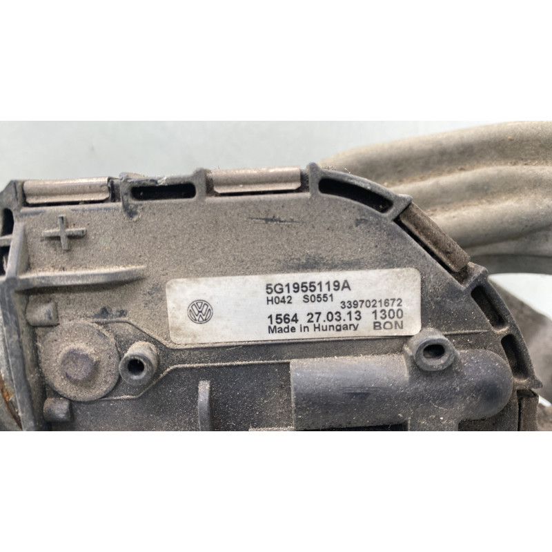 Moteur essuie glace avant VOLKSWAGEN GOLF 7 Photo n°4
