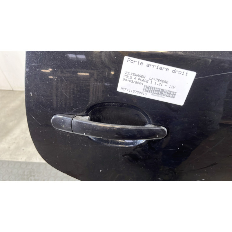 Porte arriere droit VOLKSWAGEN POLO 4 Photo n°2