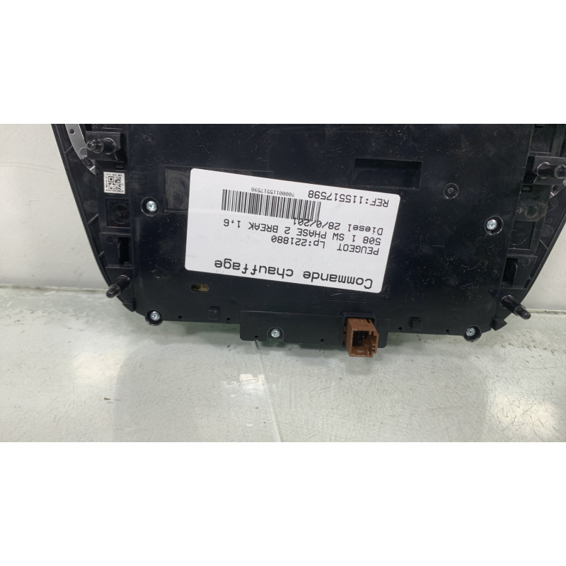 Commande chauffage PEUGEOT 508 1 SW Photo n°6