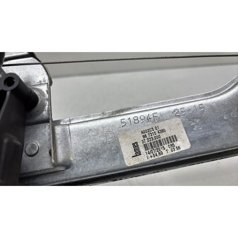 Leve vitre electrique avant droit PEUGEOT 208 1 Photo n°5