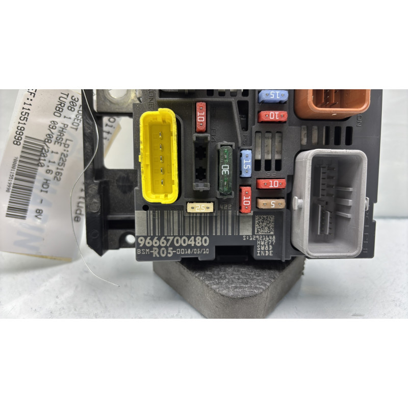 Boitier servitude moteur (BSM) PEUGEOT 308 1 Photo n°2