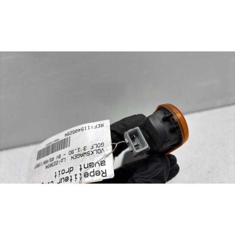 Repetiteur clignotant avant droit  (Feux) VOLKSWAGEN GOLF 3 Photo n°3