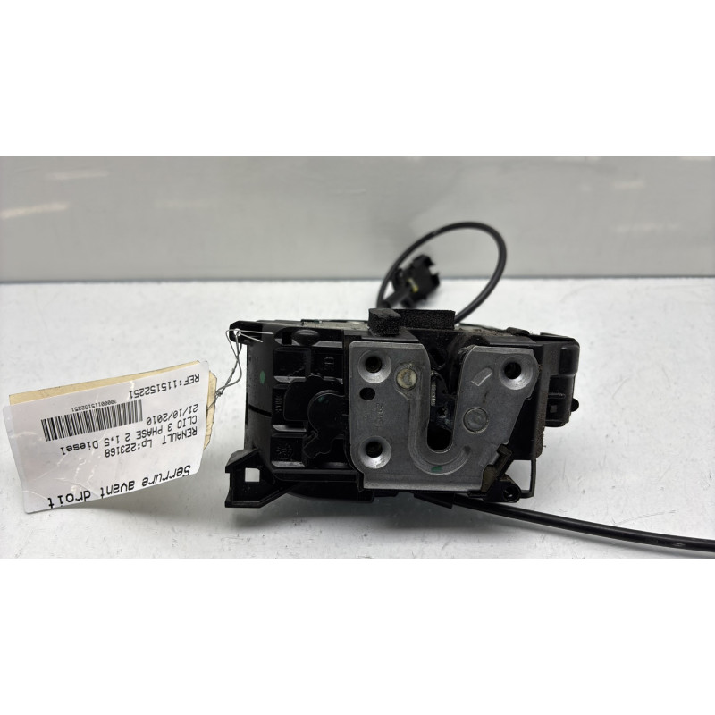 Serrure avant droit RENAULT CLIO 3 Photo n°8