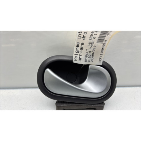 Poignee interieur arriere droit RENAULT CLIO 3 Photo n°1