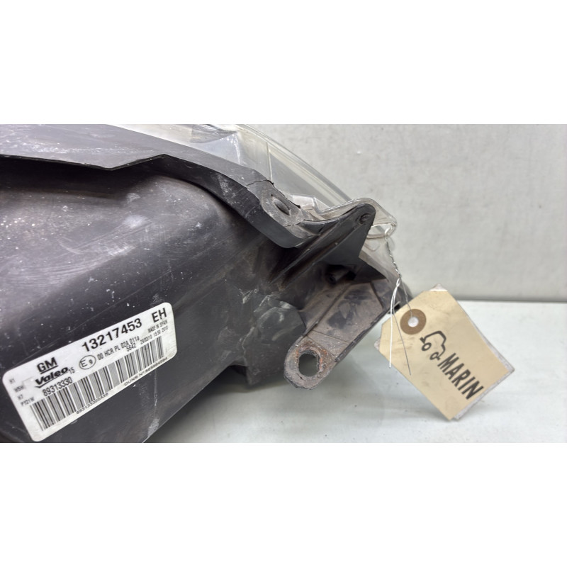 Optique avant principal gauche (feux)(phare) OPEL CORSA D Photo n°3