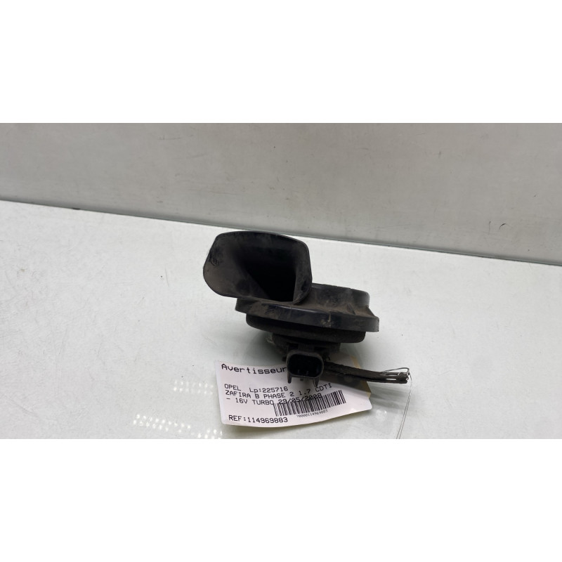 Avertisseur/Klaxon OPEL ZAFIRA B Photo n°2