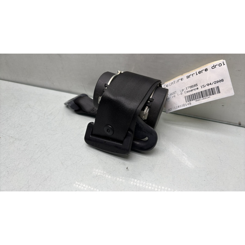 Ceinture arriere droit PEUGEOT 207 Photo n°1