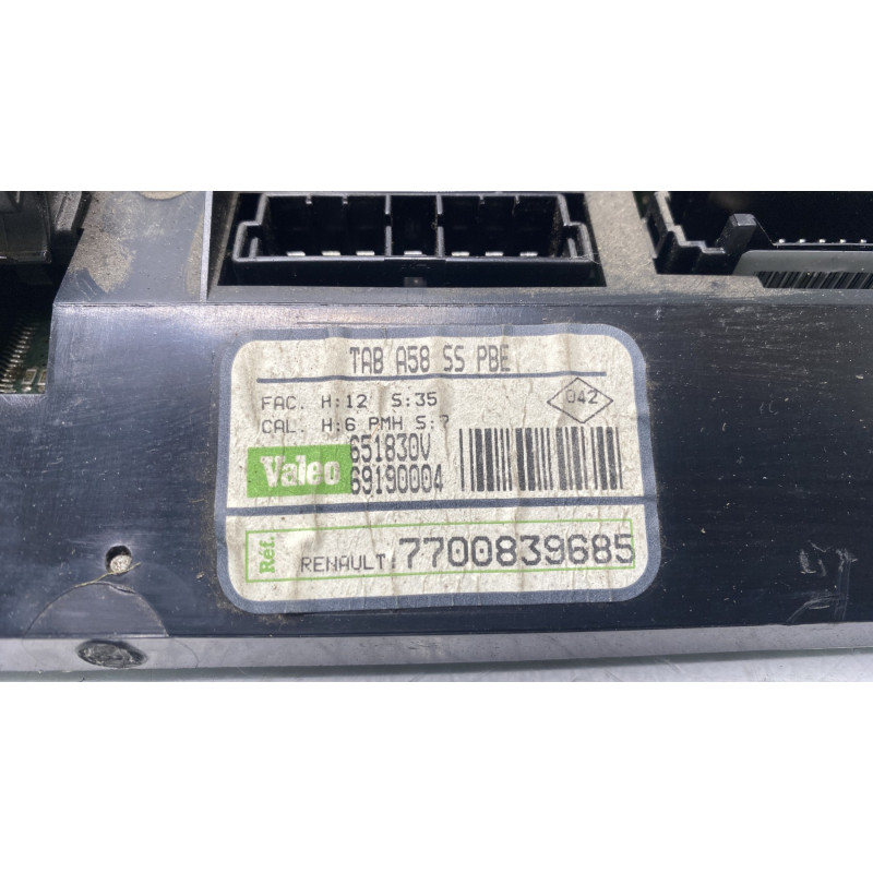 Commande chauffage RENAULT SAFRANE Photo n°3