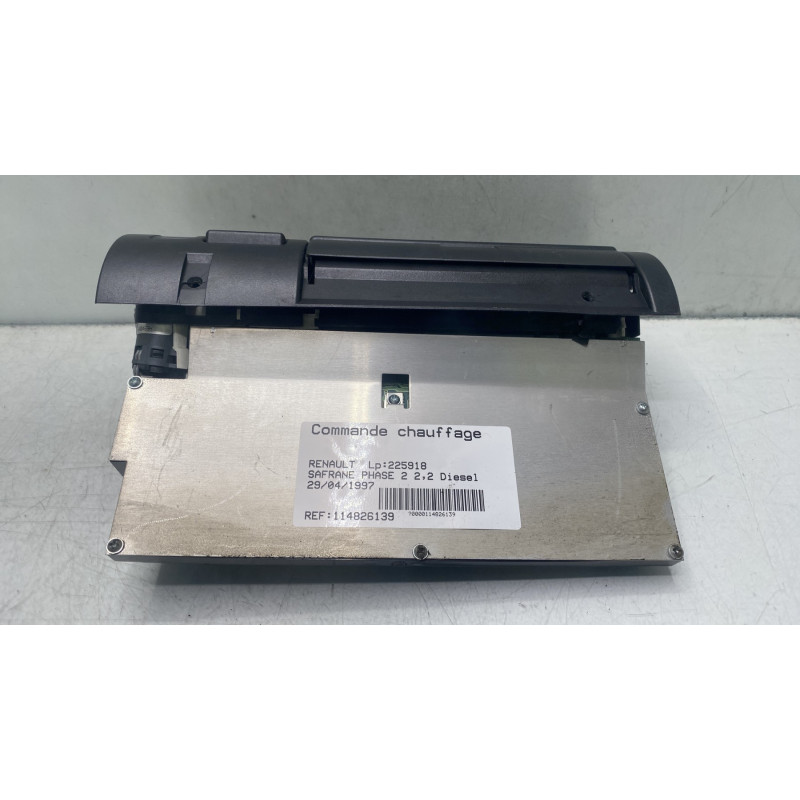 Commande chauffage RENAULT SAFRANE Photo n°7