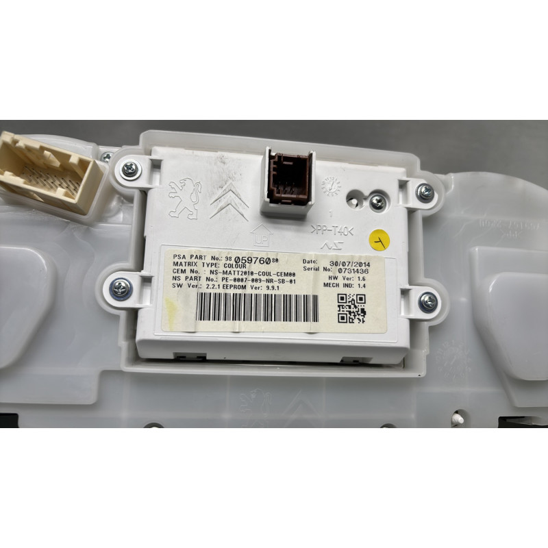 Compteur PEUGEOT 2008 1 Photo n°4