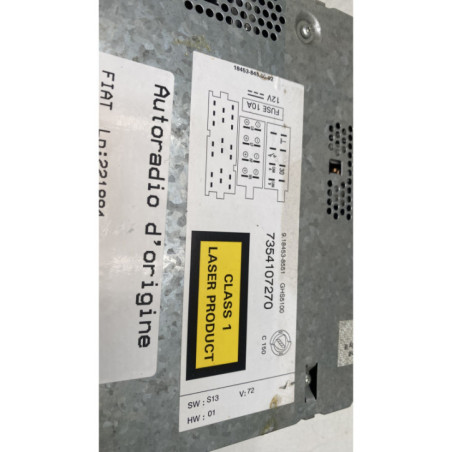 Autoradio d'origine FIAT GRANDE PUNTO