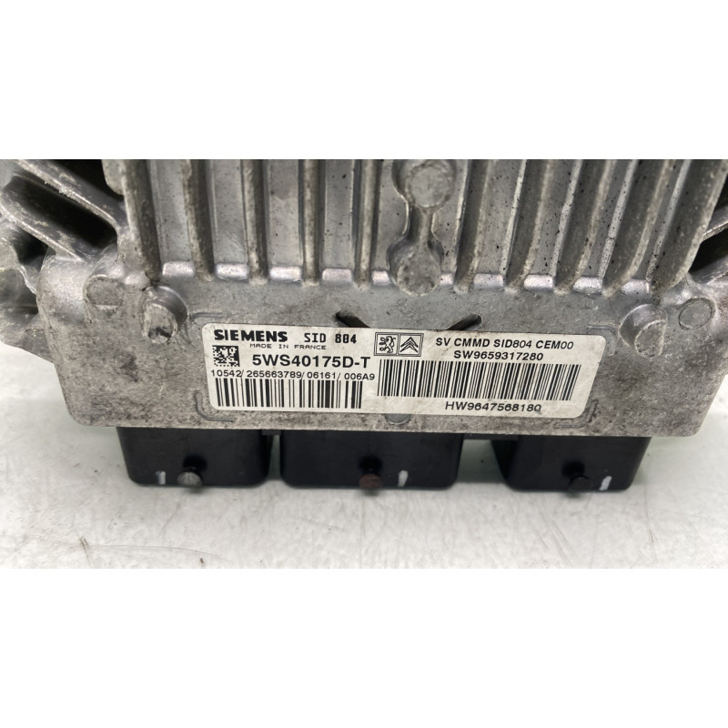 Calculateur moteur PEUGEOT 1007 Photo n°2