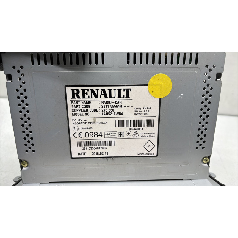 Autoradio d'origine RENAULT CLIO 4 Photo n°5