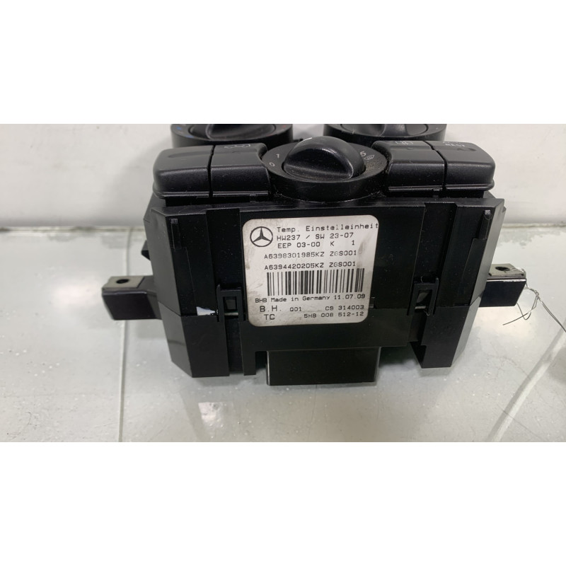 Commande chauffage MERCEDES VITO 639 Photo n°2