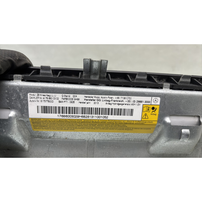 Air bag genoux MERCEDES CLASSE A 176 Photo n°3
