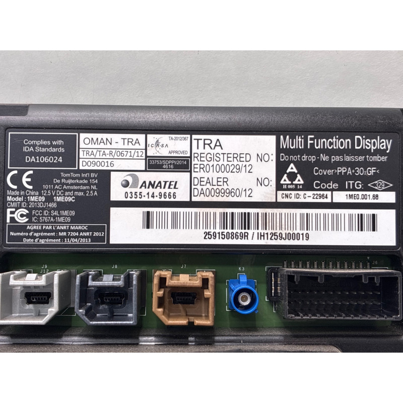 Ecran GPS RENAULT KANGOO 2 Photo n°4