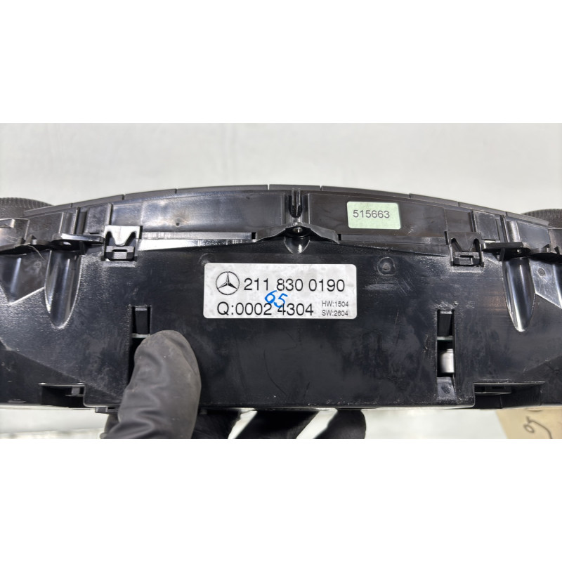 Commande chauffage MERCEDES CLASSE E 211 Photo n°3