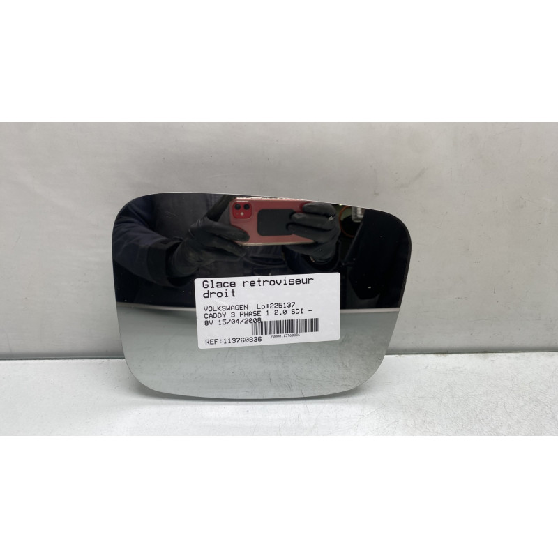 Glace retroviseur droit VOLKSWAGEN CADDY 3 Photo n°1