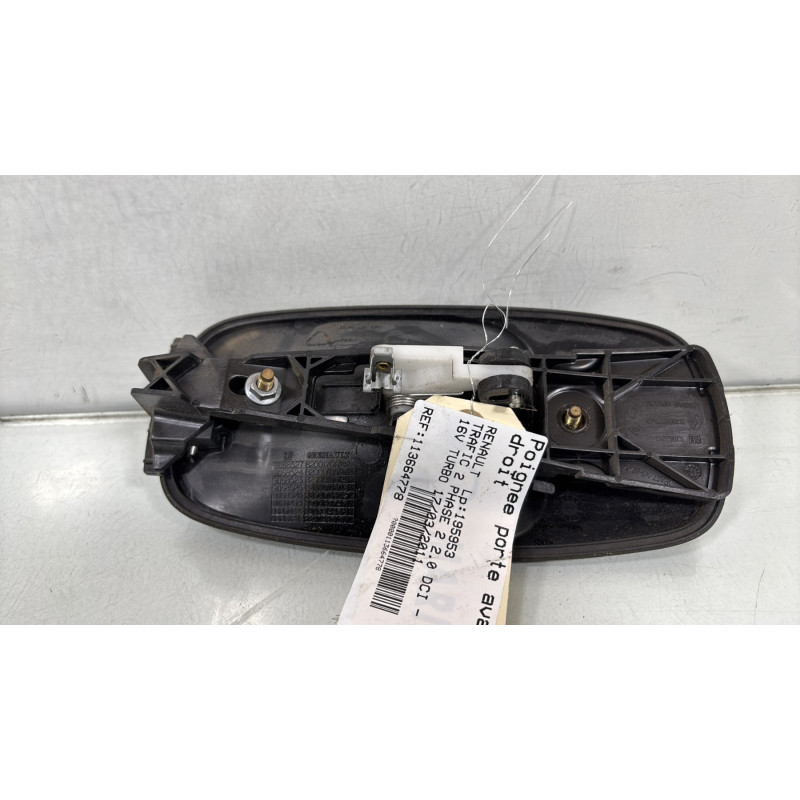 Poignee porte avant droit RENAULT TRAFIC 2 Photo n°2
