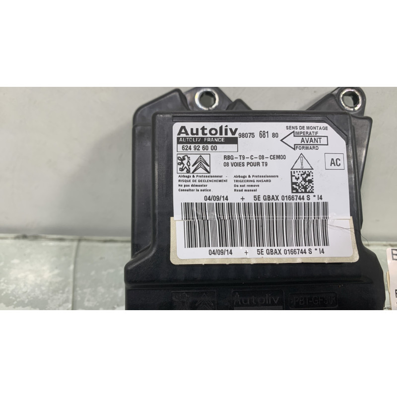 Boitier air bag PEUGEOT 308 2 Photo n°2