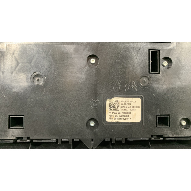 Commande chauffage PEUGEOT 308 2 Photo n°4