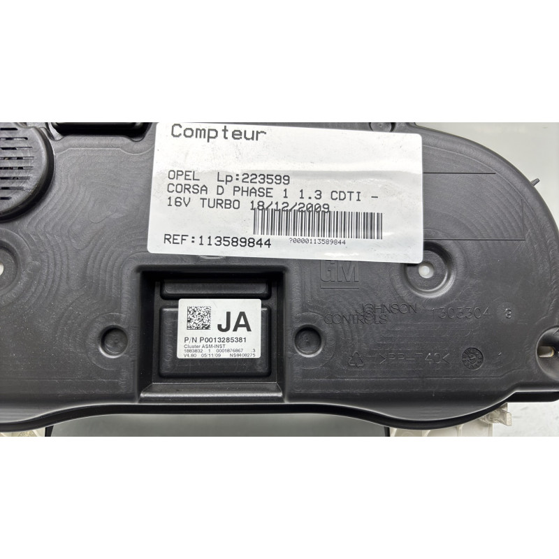 Compteur OPEL CORSA D Photo n°7
